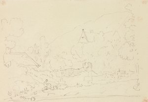 Esboço de Casas de Campo nas Árvores de Capt. Thomas Hastings