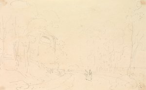 Esboço da Casa de Verão do Sr. Ward, Isle of Wight de Capt. Thomas Hastings