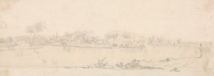 Esboço de uma Paisagem através da Água de Capt. Thomas Hastings