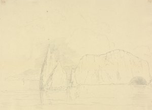 As Agulhas e Penhascos de Água Doce, Ilha de Wight de Capt. Thomas Hastings