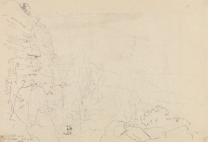 Subcliff perto de Saint Lawrence, Isle of Wight de Capt. Thomas Hastings