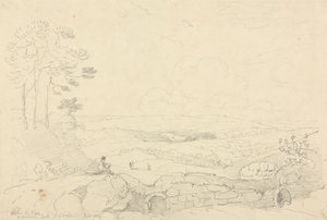 Dentro das Muralhas do Castelo de Carisbrooke, Ilha de Wight, Junho de 1829 de Capt. Thomas Hastings