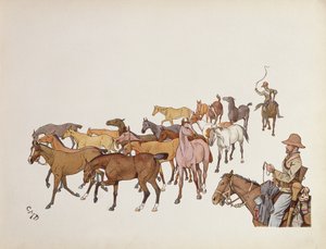 Os pôneis voluntários, de The Leaguer of Ladysmith, 1900