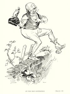Carácter de Dickens: An Old Mad Gentleman (litho) de Captain Edward Henry Handley Read