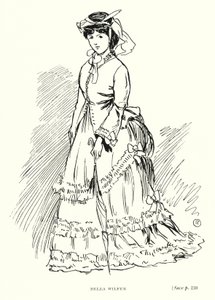 Carácter de Dickens: Bella Wilfer (litho)
