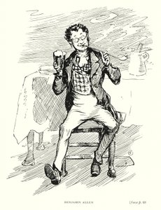 Carácter de Dickens: Benjamin Allen (litho) de Captain Edward Henry Handley Read
