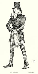 Carácter de Dickens: Bob Cratchit (litho)