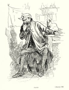 Carácter de Dickens: Fagin (litho) de Captain Edward Henry Handley Read