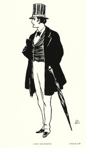Carácter de Dickens: John Rokesmith (litho)
