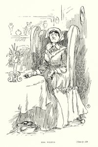Carácter de Dickens: Sra. Wilfer (litho) de Captain Edward Henry Handley Read