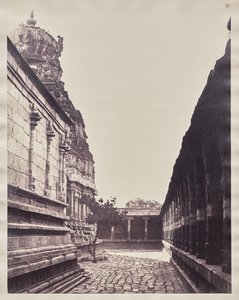 Perumal Temple Vimana do canto da corte, Madurai
