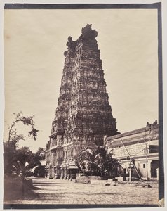 Porta Oeste (Gopuram) do Templo Minakshi Sundareshvara, Madurai