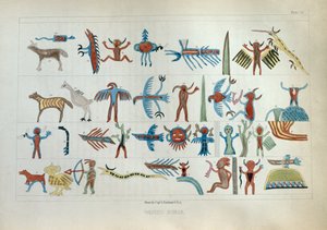 Canções Wabeno, de "Informações Respeitando a História, Condição e Perspectivas das Tribos Indígenas dos Estados Unidos", de Henry R. Schoolcraft, publicado em 1853