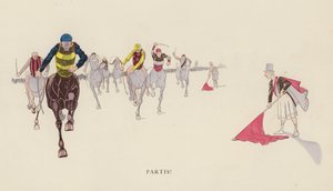 Ilustração para Les Courses Dans L "Antiquite de Caran D" Ache de Caran dAche