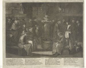 Quaakersvergadering
Quaakers Vergadering. Fronti Nulla Fides. O Encontro de Quakers. (título sobre o objecto)