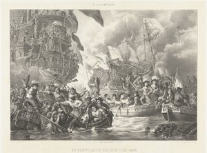 A Viagem a Chatham e a captura do Carlos Real, 1667
A Conquista em Chattam. 1666 (título sobre o objecto)