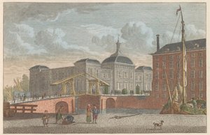 Beurs te Rotterdam, ca. 1790 Beurs te Rotterdam / The Stock Exchange in Rotterdam (título no objeto) de Carel Frederik Bendorp (I)