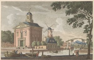 Igreja inglesa em Roterdão, ca. 1790
A igreja episcopal inglesa em Roterdão / L