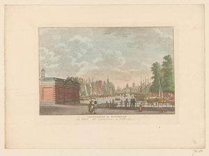 Vista da Leuvehaven em Roterdão
Leuvehaven in Rotterdam / La canal dit Leuvehaven a Rotterdam (título sobre o objecto) de Carel Frederik Bendorp (I)