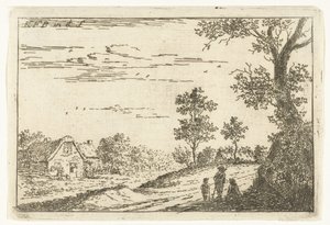 paisagem com fazenda Paisagens (título da série) de Carel Frederik Bendorp (I)