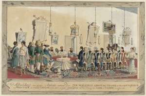 Recepção dos Enviados do Rei de Kandy pelo Governador Imam Falck de Carel Frederik Reimer