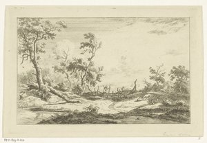 Caçador numa paisagem
Landscapes (A-F) (título da série) de Carel Lodewijk Hansen