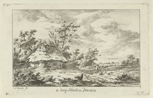 Homem com ancinho perto de um celeiro
Haale demasiado alto em Drenthe (título sobre o objecto)
Landscapes (A-F) (título da série) de Carel Lodewijk Hansen