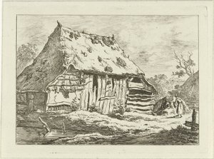 Casal num celeiro
Paisagens (1-6) (título da série) de Carel Lodewijk Hansen