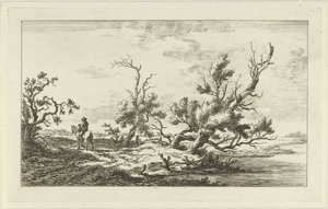 Cavaleiro numa paisagem
Landscapes (A-F) (título da série) de Carel Lodewijk Hansen