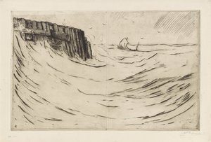 Cabeça do porto em Vlissingen de Carel Nicolaas Storm van 