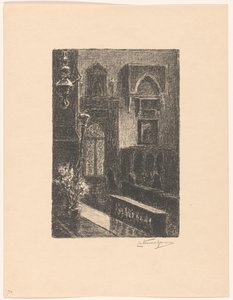 Interior da igreja em Veneza de Carel Nicolaas Storm van 