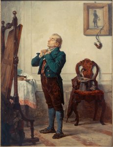 Cavalheiro em frente a um espelho de Carl Bernhard Schlösser