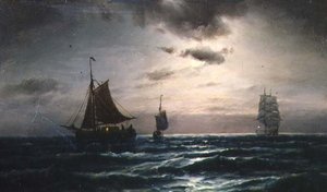 Navegação em águas lunares de Carl Bille