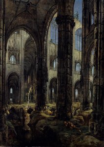 Ruínas da igreja gótica, 1826