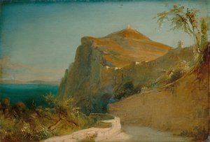 Rocha de Tibério, Capri de Carl Blechen