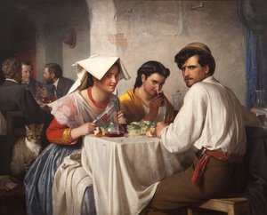 Em uma osteria romana