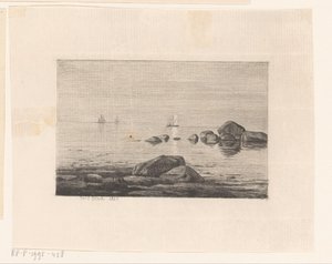 Pedregulhos na água de Carl Bloch