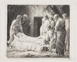 O sepultamento de Cristo de Carl Bloch