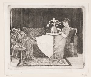 Senhora da Leitura de Carl Bloch