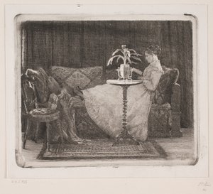Senhora da Leitura de Carl Bloch