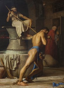 Sansão e os Filisteus de Carl Bloch