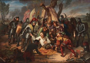 Maurício, Eleitor da Saxônia na batalha de Sievershausen, 1553, 1837.