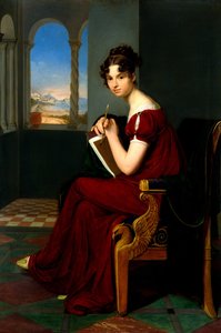 Jovem com utensílios de desenho, 1816