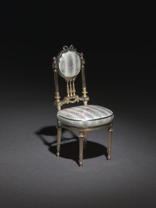 Cadeira miniatura, 1896-1906 de Carl Fabergé