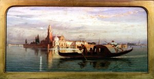 Na lagoa veneziana de Carl Friedrich Heinrich Werner