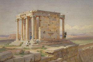O templo de Athena Nike. Vista do nordeste de 1877