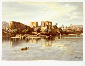 Vista da ilha Philae, 1874