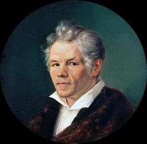 Retrato de Karl Friedrich Schinkel 1781-1841.