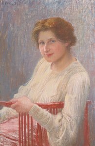 Estudo do retrato de Carl Fröschl