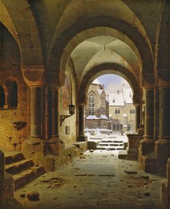 O Portão do Mosteiro no Inverno de 1840